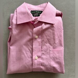 Lauren Ralph Lauren Pink Men’s Cotton Dress Shirt 16.5 | 34/35